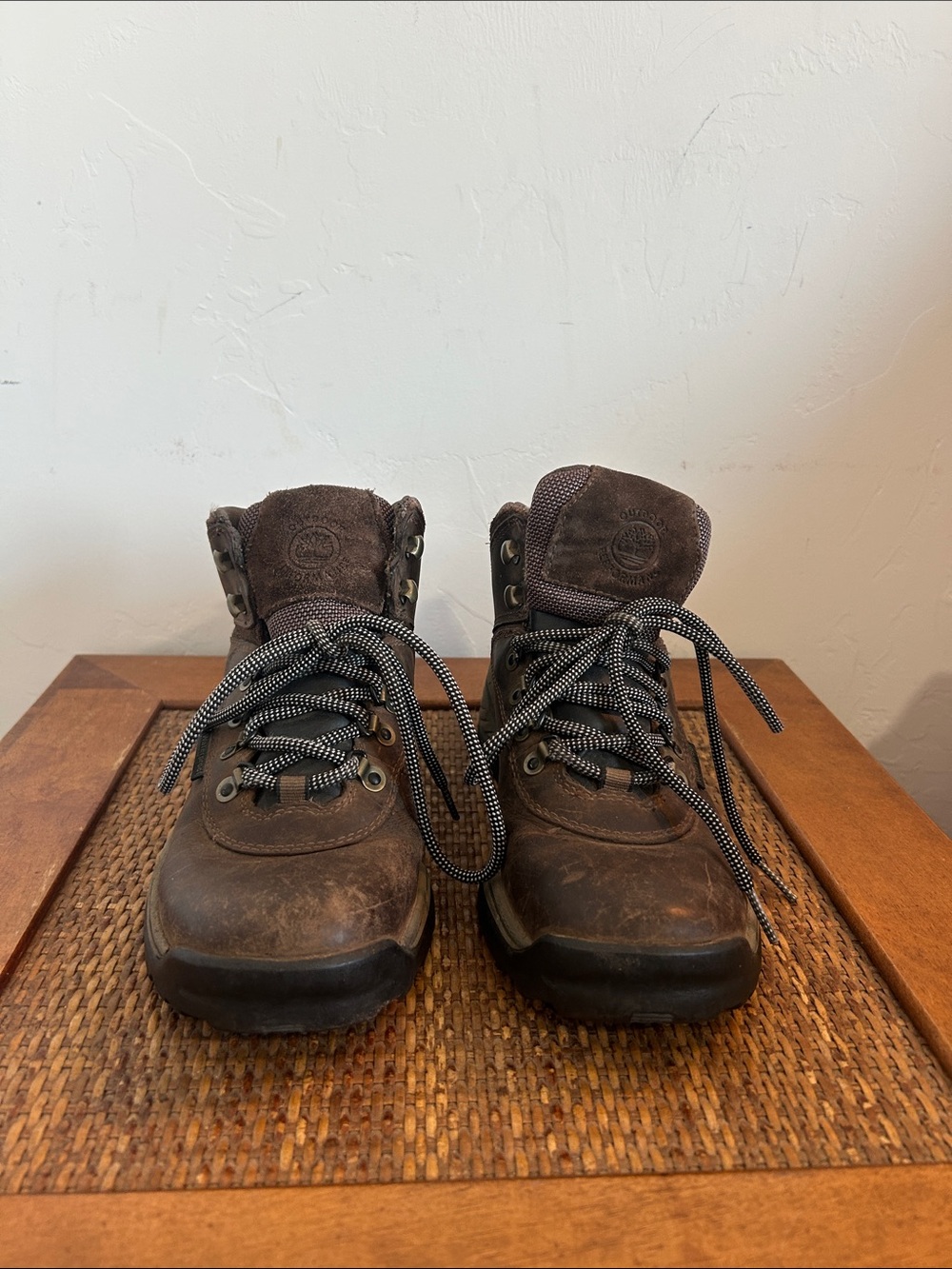 Timberland Dark Brown Lace-Up Leather Hiking Boots